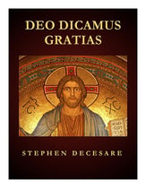 Deo Dicamus Gratias SATB choral sheet music cover
